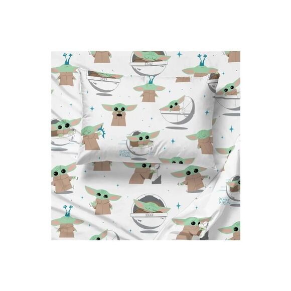 Star Wars Mandalorian 8 Pieces Baby
Yoda" Kids Reversible Full
Bed Set - Picture 3 of 13